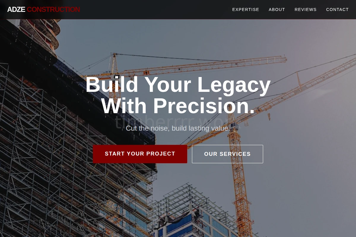 Adze Construction