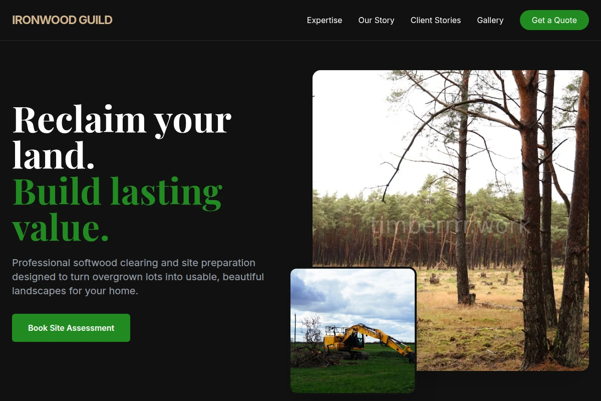 Softwood Land Clearing